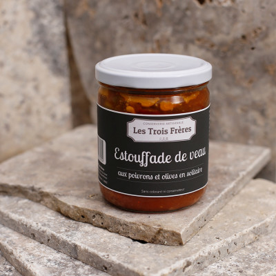 Estouffade de veau aux poivrons et olives - 390g
