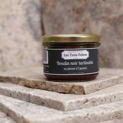 Boudin noir au piment d'Espelette à tartiner