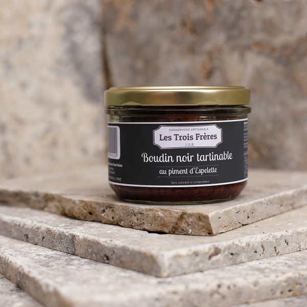 Boudin noir au piment d'Espelette à tartiner