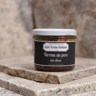 Terrine de porc aux olives - 100g